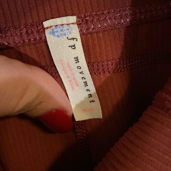 FP Movement Free People Take A Hike Harem Cargo Rust Medium - Picture 10 of 10